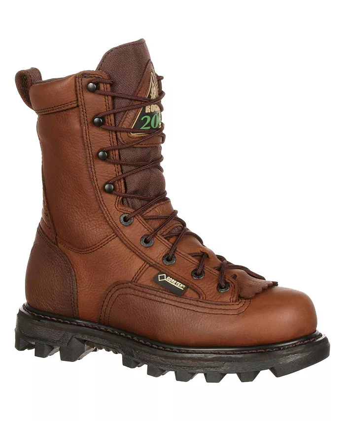 

Мужские утепленные непромокаемые ботинки для активного отдыха BearClaw GORE-TEX с утеплителем 200G ROCKY, коричневый