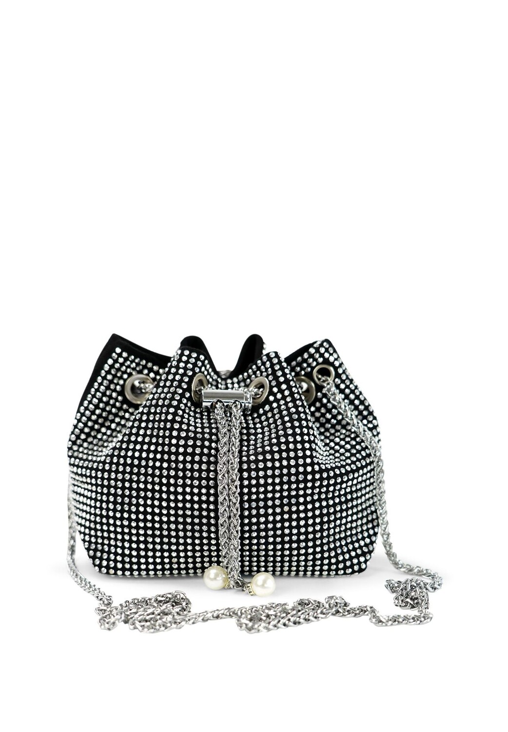 

Сумка через плечо ROUX с шикарными стразами HARPA, цвет Black Strass