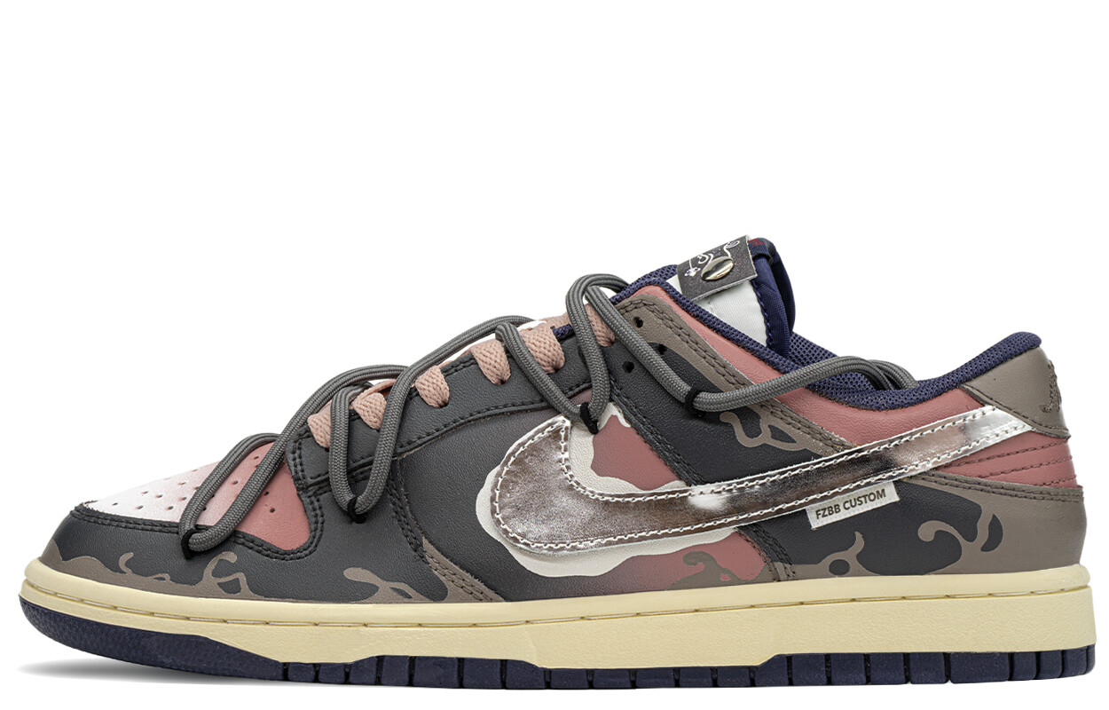

Кроссовки Nike Dunk Skateboarding Shoes Men Low-top Gray/Silver, серый