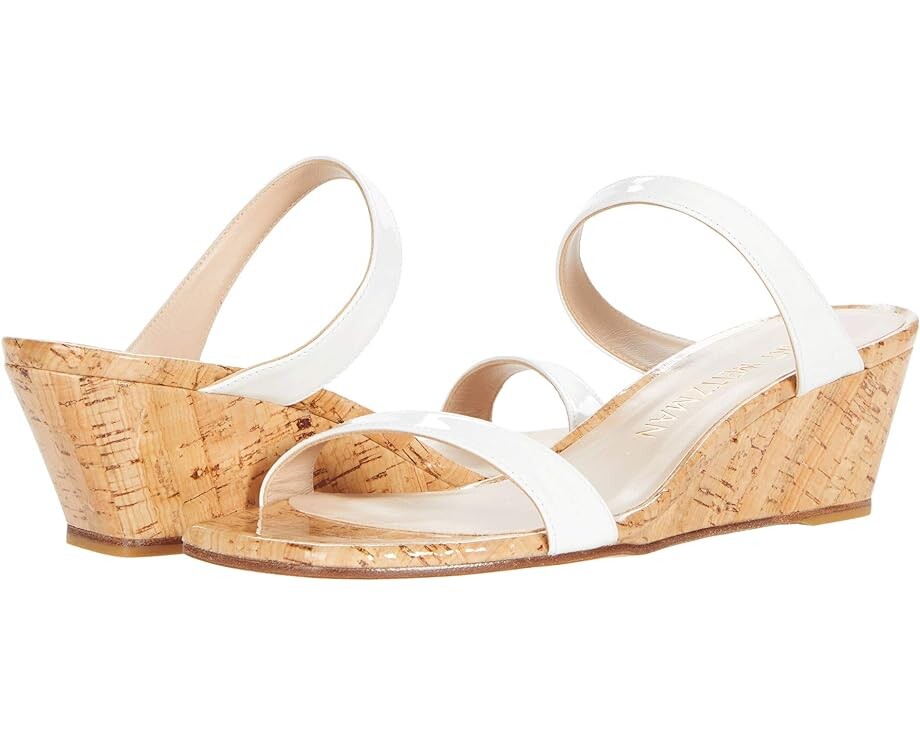 

Туфли Stuart Weitzman Aleena 50 Wedge, белый