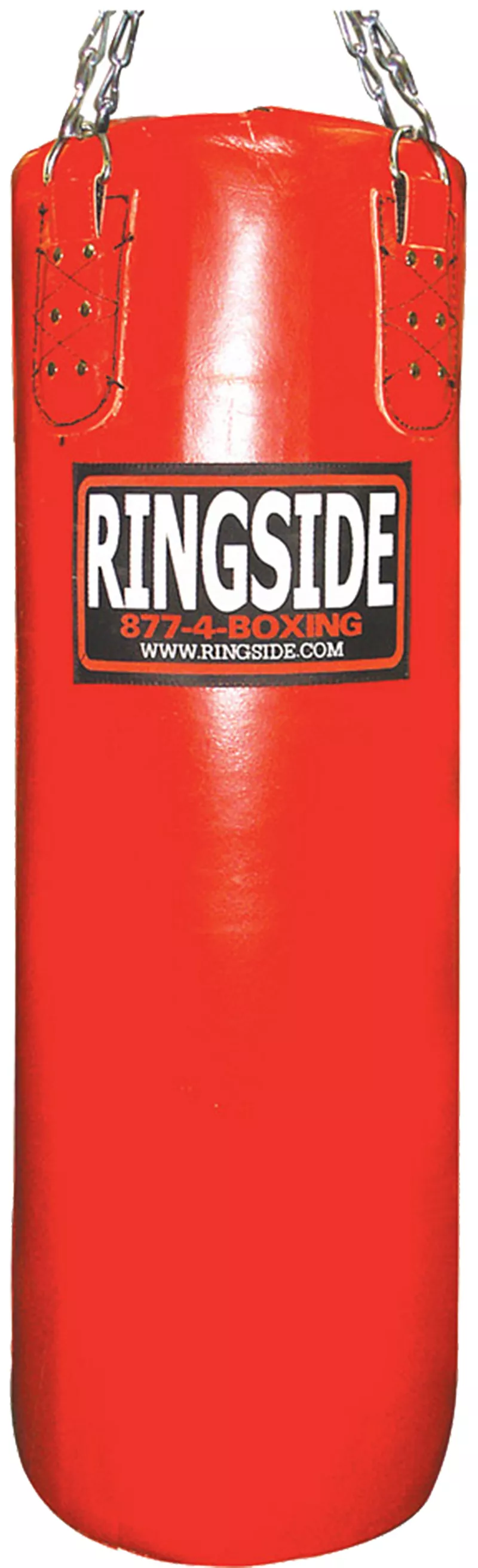 

Кожаная тяжелая сумка без наполнителя со стороны ринга Ringside, красный