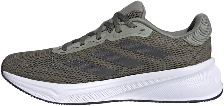 Мужские кроссовки для бега Adidas Response, черный/красный/оливковый/ярко-красный — фото 4