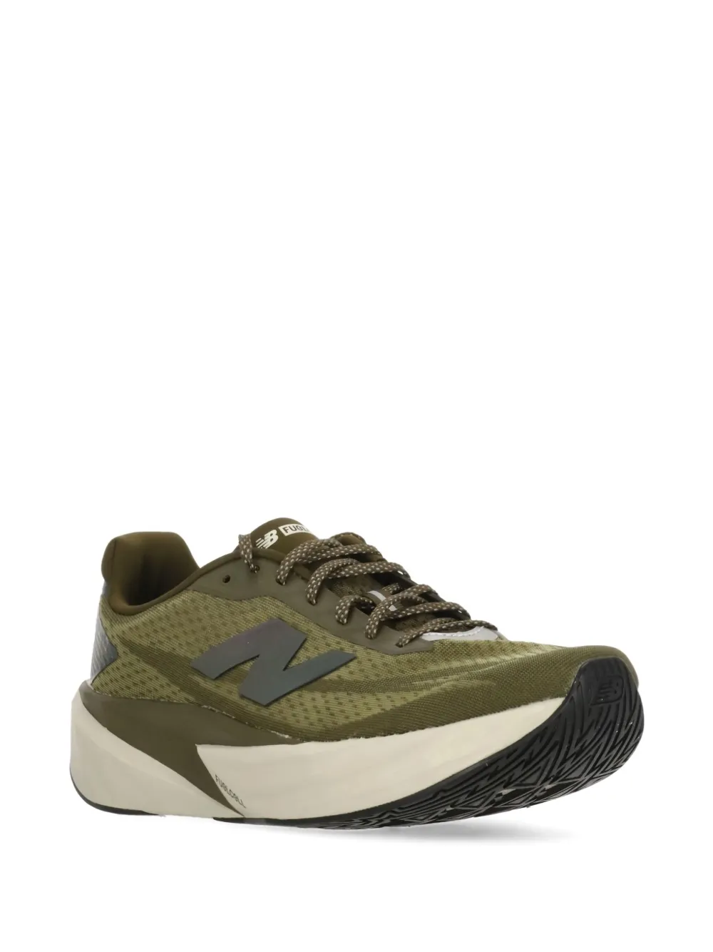 Кроссовки FuelCell Rebel v5 с перфорацией New Balance, зеленый — фото 2