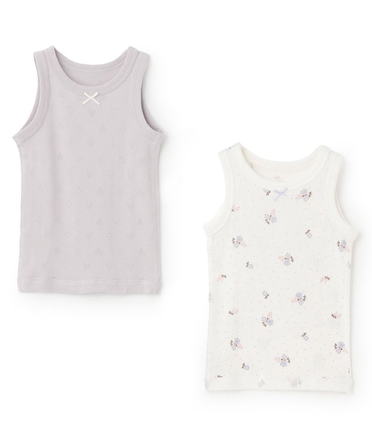 Майки для девочек (2 штуки) Petit main, Lavender