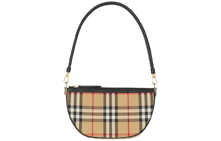 

Burberry Сумка Olympia из холста с кожей, сумка-полумесяц, сумка-мессенджер, сумка-мессенджер, классическая женская сумка через плечо, бежевый цвет