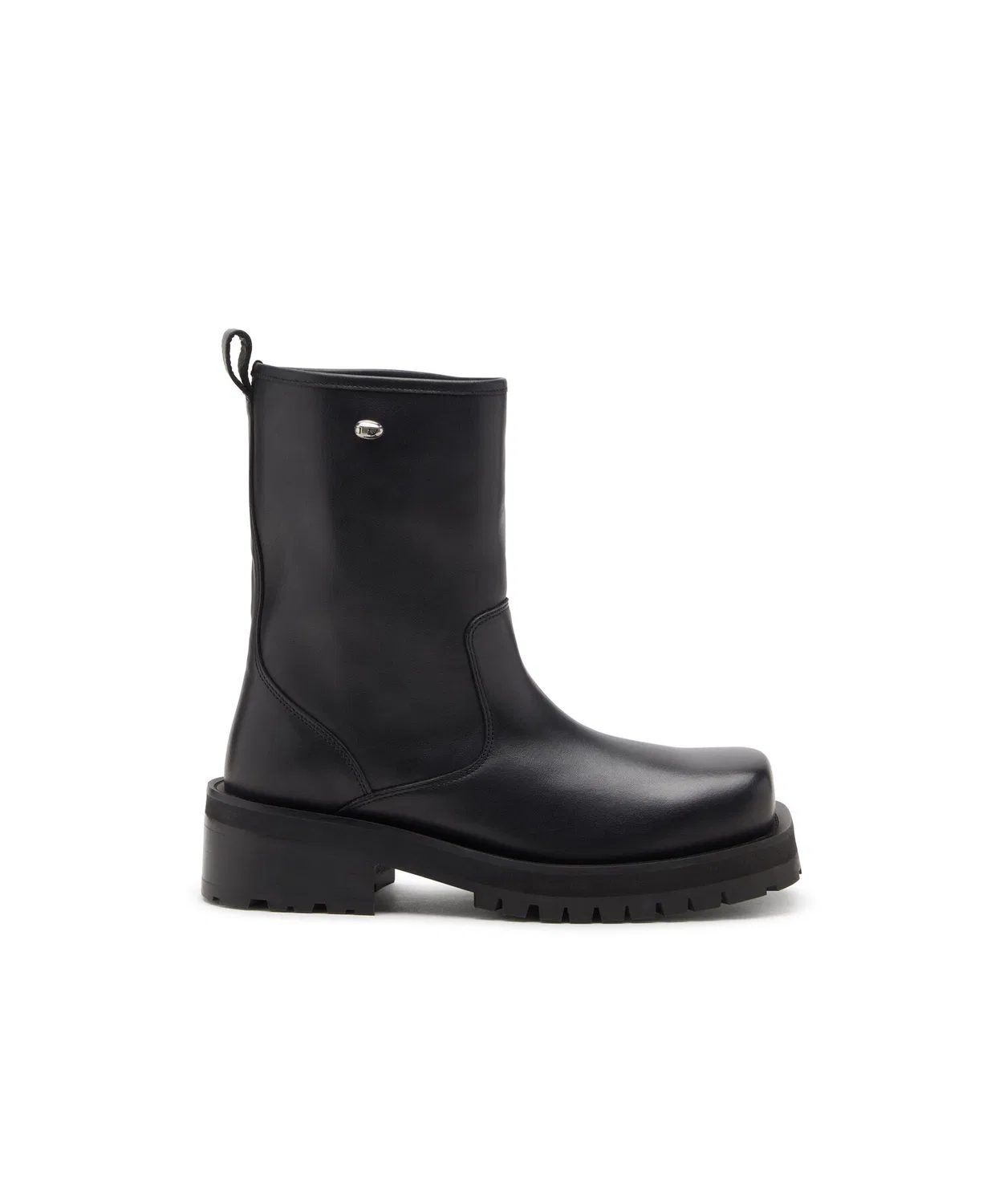 Шоpтбутсы TEXAN D-TEXAN BK из кожи, чёрные