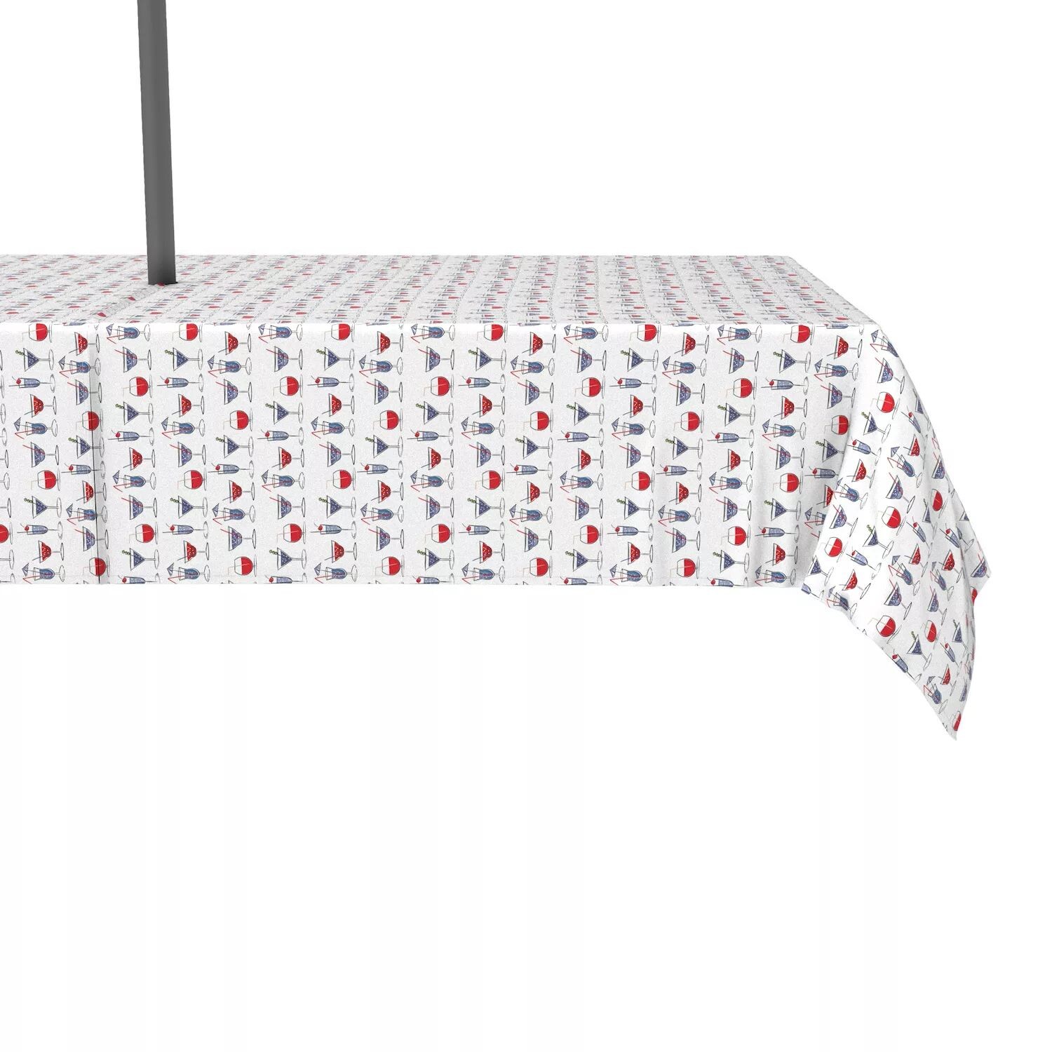 

Водоотталкивающая, для улицы, 100% полиэстер, 60x104", Коктейли в руке