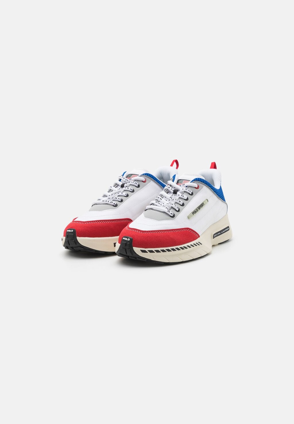 

Кроссовки на шнуровке PS250 SUEDE PANELED SNEAKER Ralph Lauren, белый