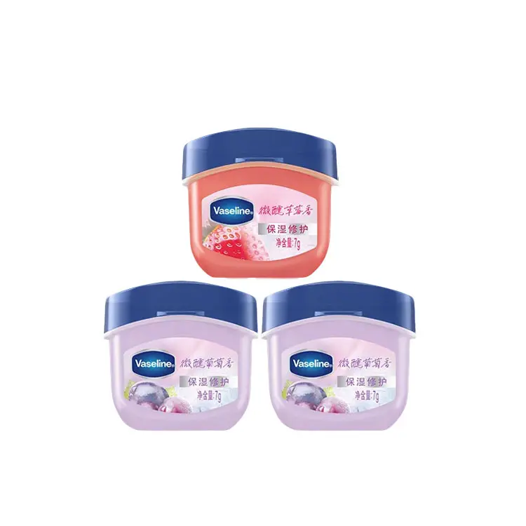 

Классический восстанавливающий бальзам для губ cp combination увлажняющий, питающий, восстанавливающий, уменьшающий морщины Vaseline, Three-Piece Set: фиолетовый 7g*2+Strawberry красный 7g