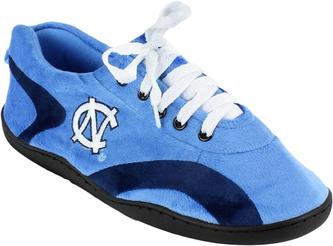 

Тапочки Comfy Feet NCAA для использования дома и на улице, North Carolina Tar Heels
