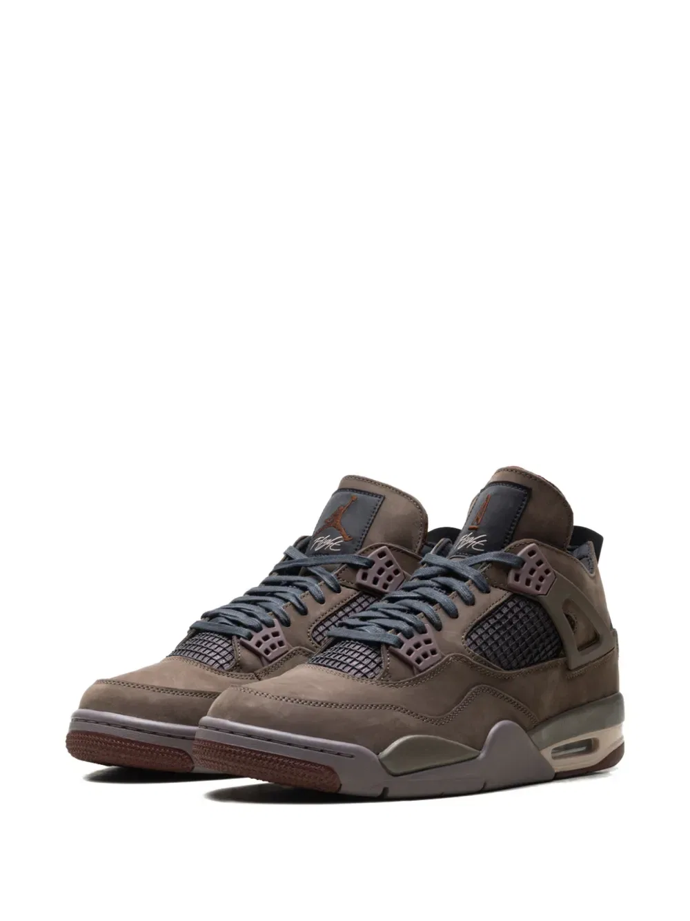Кроссовки Air Jordan 4, коричневый — фото 4