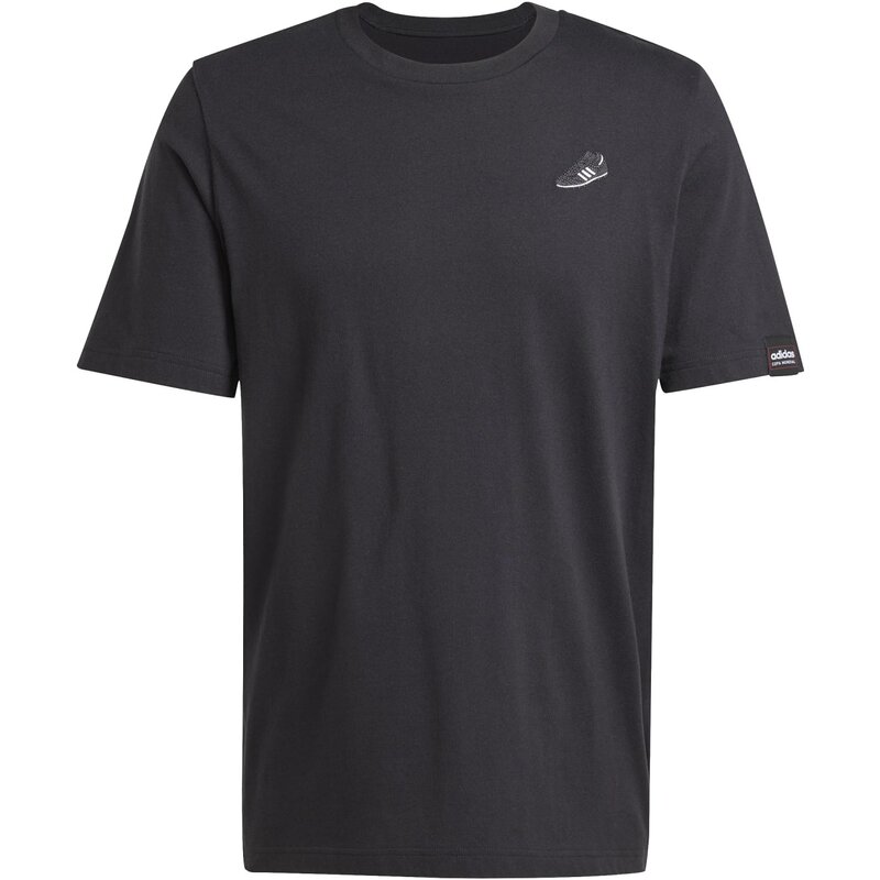 

Футболка с графикой подписи Копы Adidas, черный