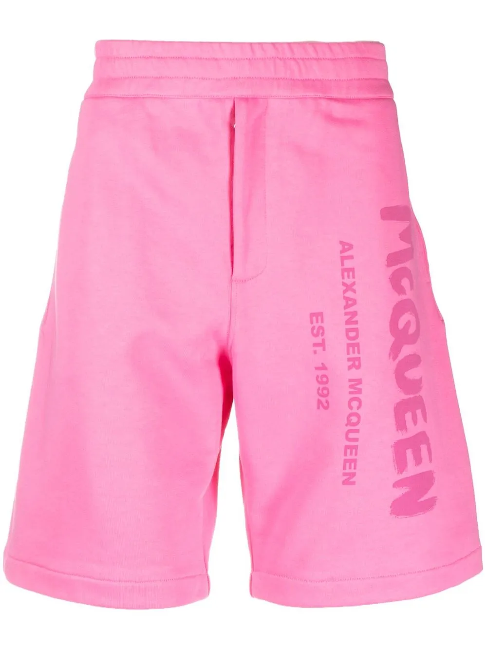 

Спортивные шорты с McQueen Graffiti Alexander McQueen, розовый