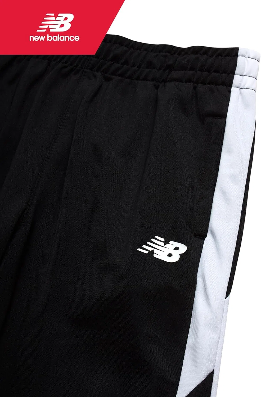 Детский спортивный костюм New Balance, 2 предмета, серый/черный — фото 4