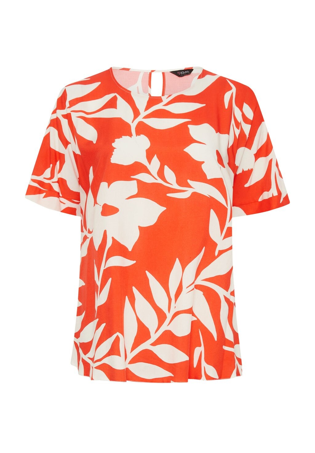

Блузка Floral Yours Clothing, оранжевая
