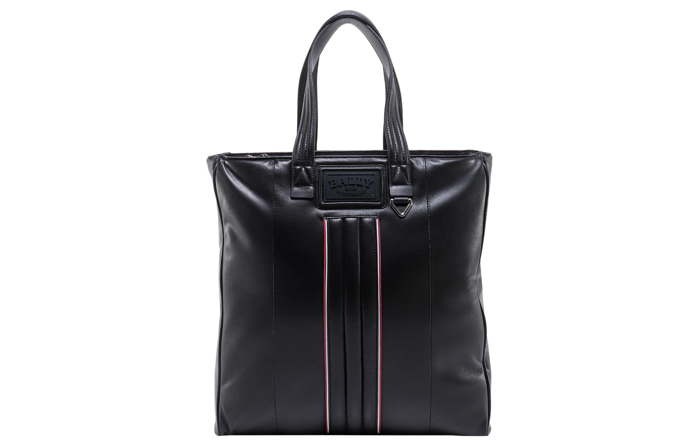 

Кожаная сумка через плечо мужская черная BALLY