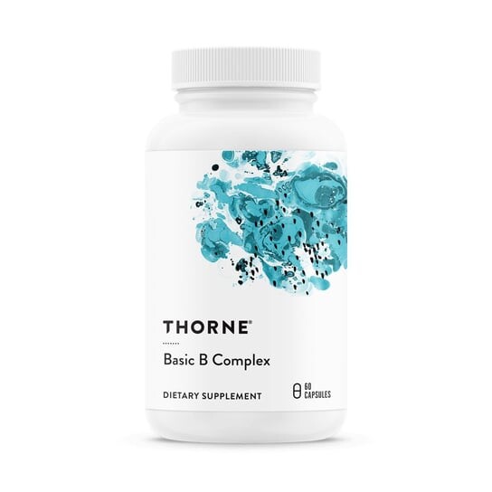 

Thorne Research, Базовый комплекс витаминов B, 60 капсул.