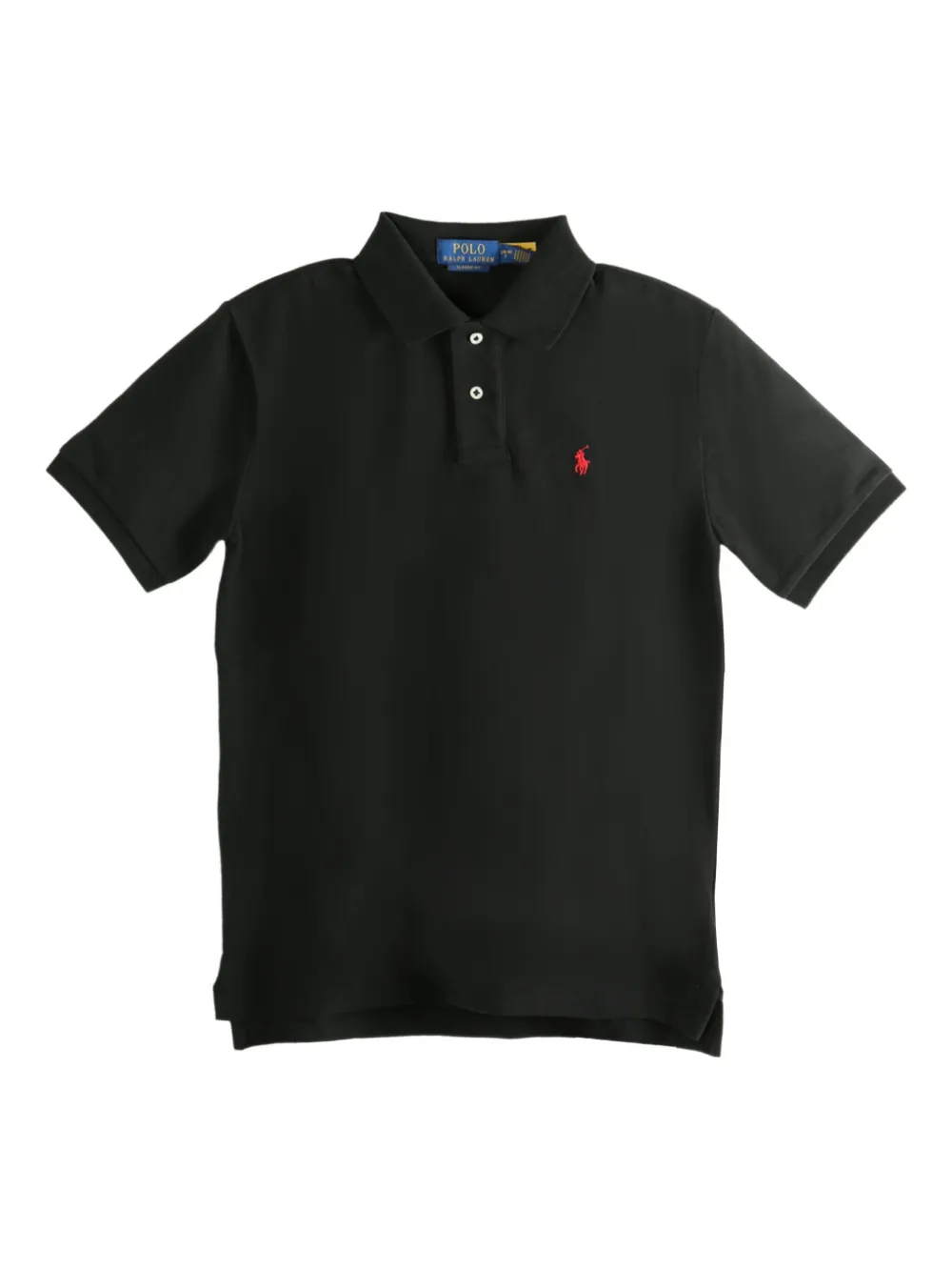 

Хлопковое поло Polo Ralph Lauren Kids, черный
