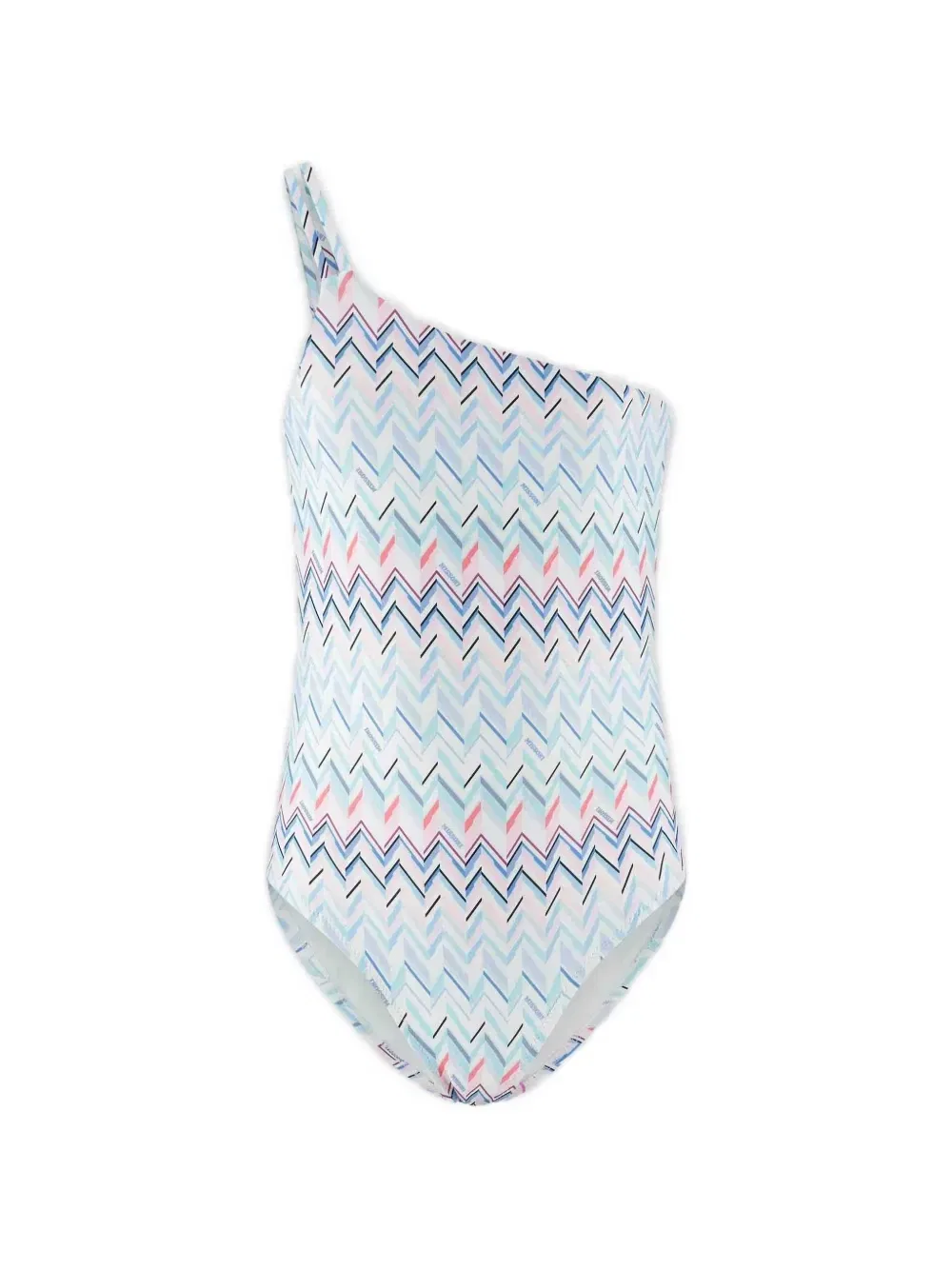 Купальник на одно плечо Missoni Kids, белый