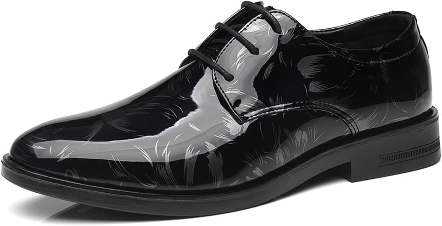 

Мужские классические туфли ADMLZQQ с закрытым носком Oxford, удобные, черный