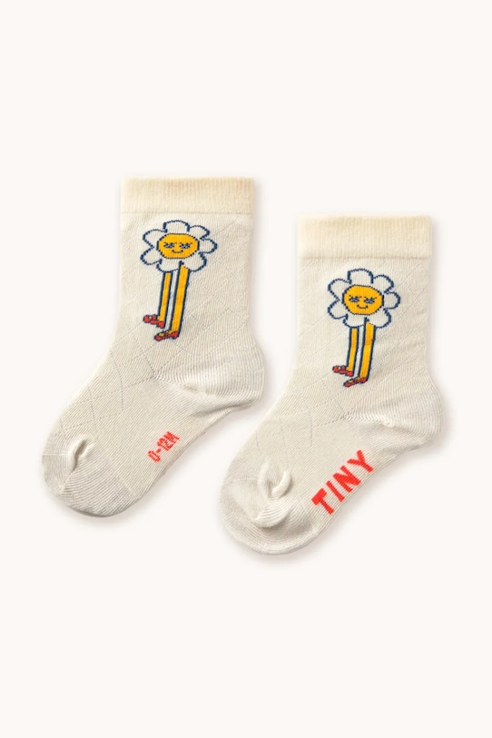 

Детские носки DAISIES средней высоты Tinycottons, бежевый