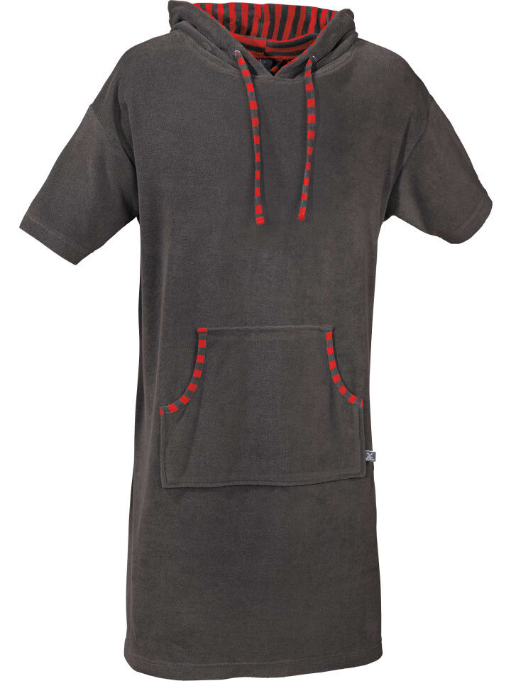 

Халат Erwin Müller Unisex-Poncho mit Kapuze, антрацит