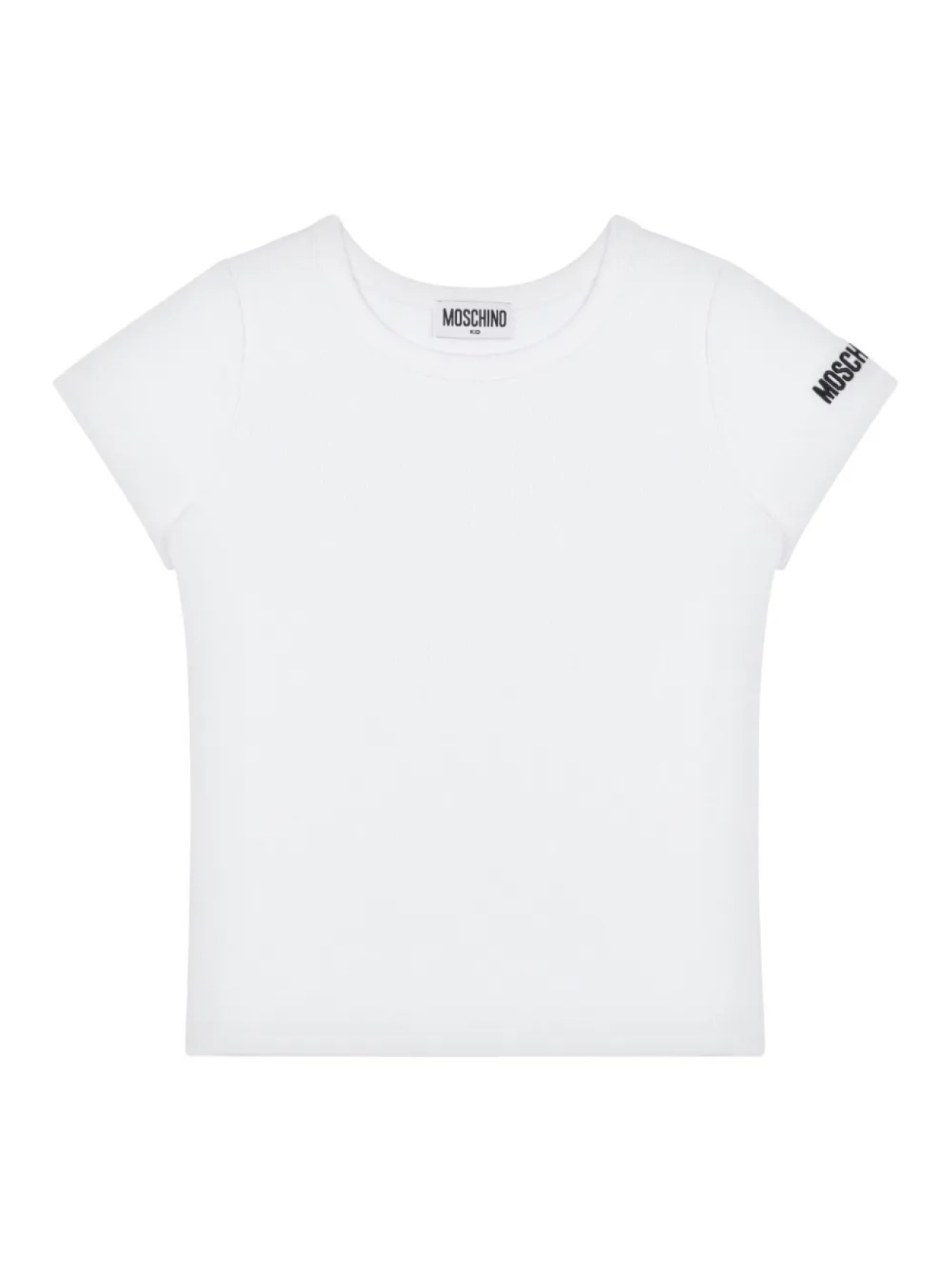 

Moschino Kids футболка с логотипом, белый