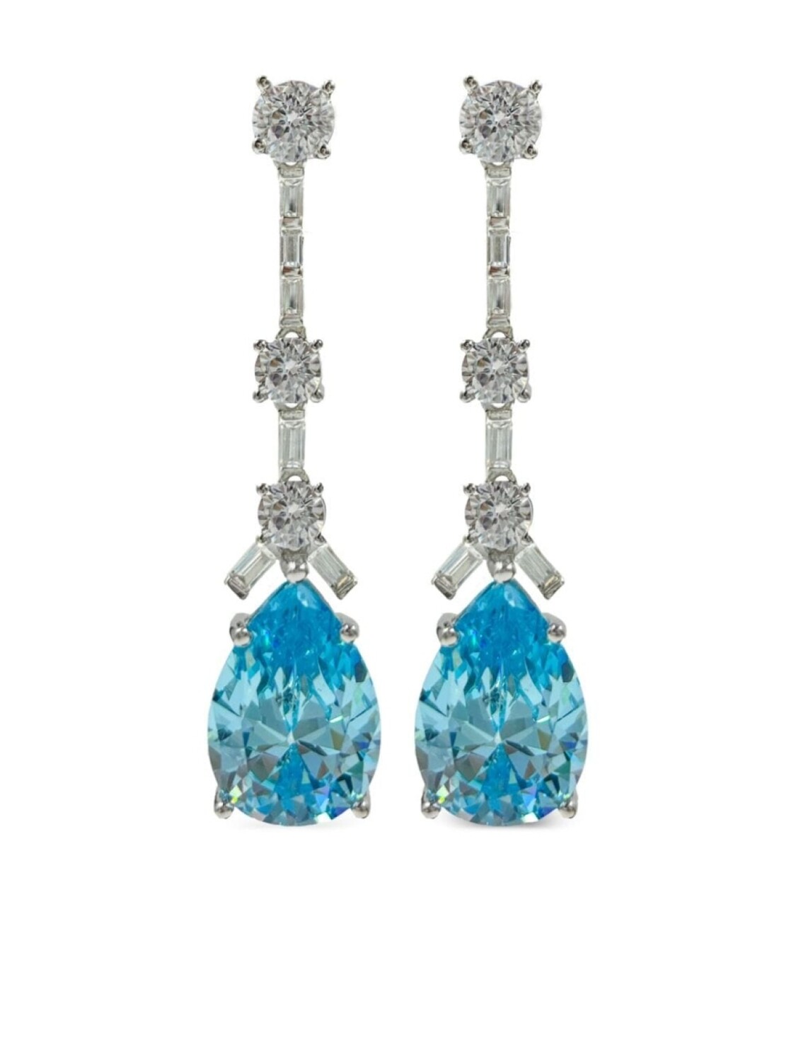 

Juwelina Paris серьги-подвески Aquamarine Drift, синий