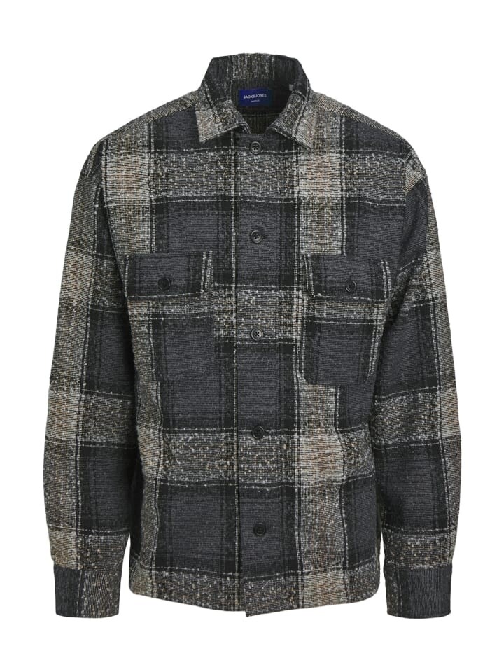 

Рубашка Jack & Jones Hemd 'Roxbury Boucle', серый