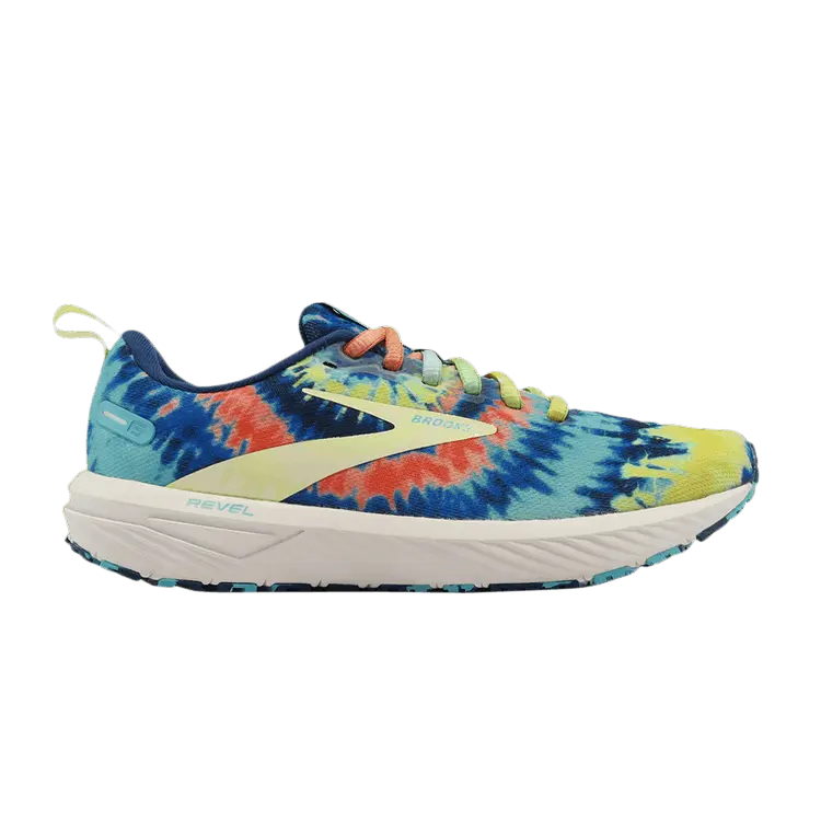 

Кроссовки Brooks Wmns Revel 6 Rock n Roll - Tie Dye, разноцветный