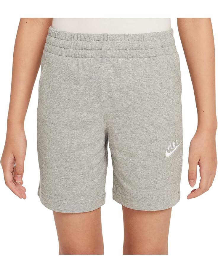 

Шорты Nike Kids Club Knit Shorts 6" LBR, цвет Dark Grey Heather/White