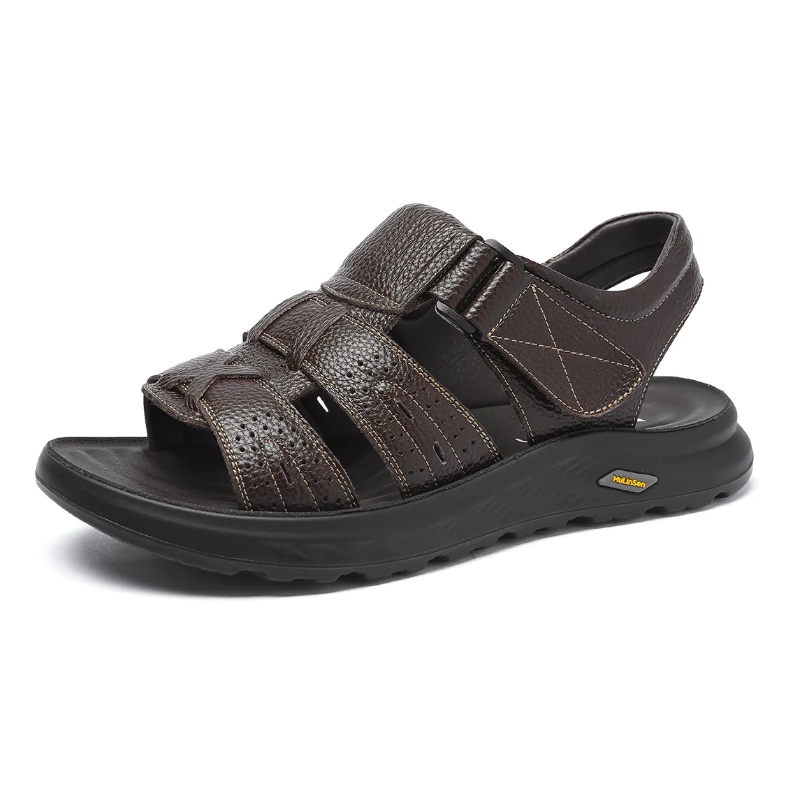Пляжные сандалии для мужчин Mulinsen, черный — фото 4
