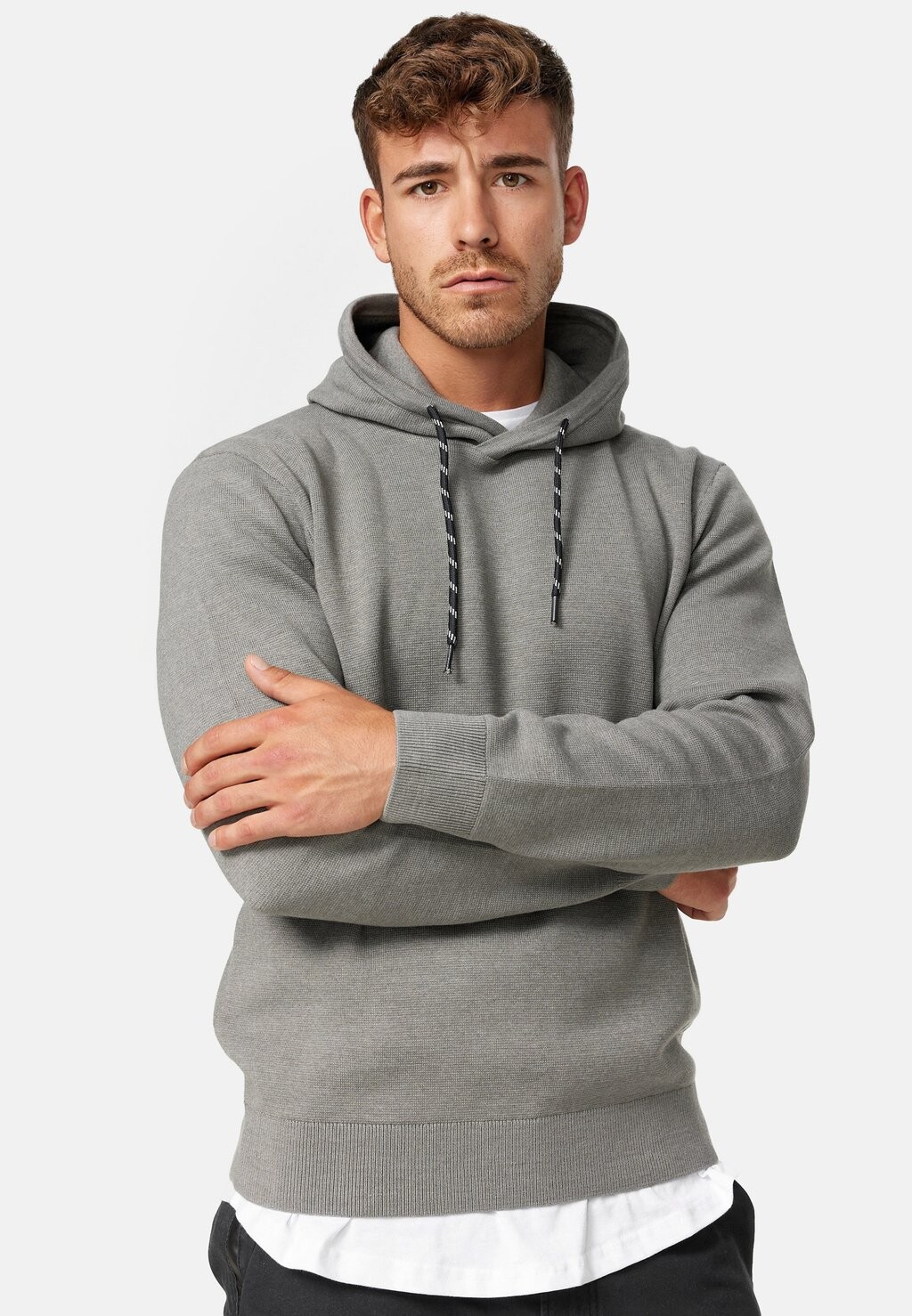 

Толстовка LONGVIEW INDICODE JEANS, цвет grey mix