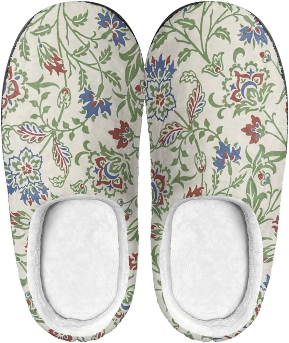 

Мужские и женские нескользящие тапочки, теплые мягкие уютные тапочки из фланели, домашняя обувь для спальни и улицы, размеры 2-12 Zcfygdx, Vintage Art Simple Print 13