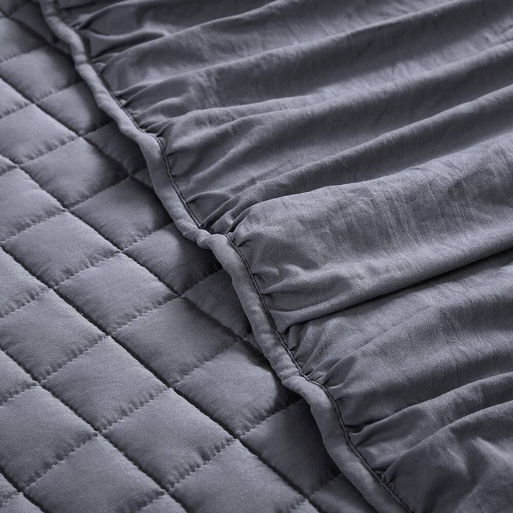 

Комплект одеял Ellie Designs Cedra со сборками и накладками ELLIE DESIGNS, синий