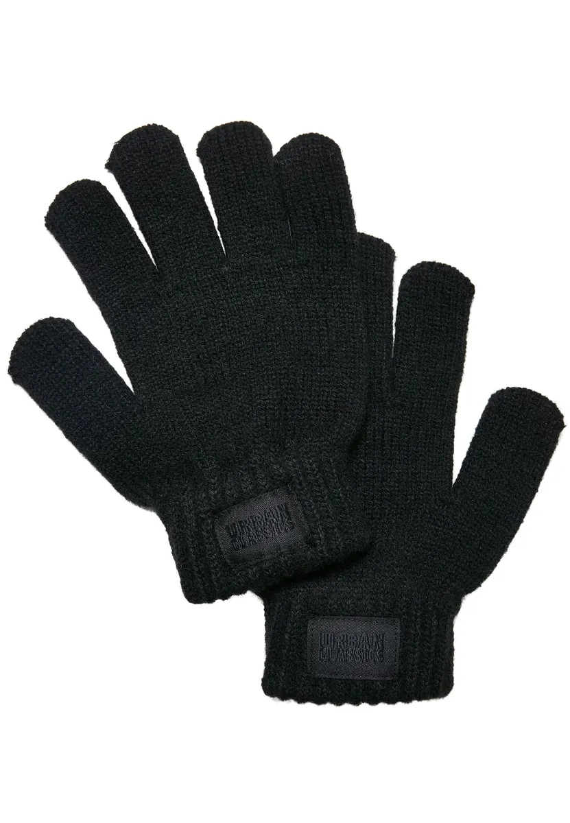 

Хлопковые перчатки URBAN CLASSICS " Urban Classics Unisex Knit Gloves Kids", черный