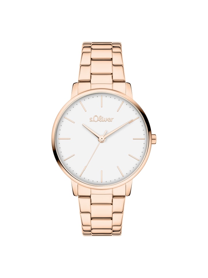 

s.Oliver Современные и вневременные наручные часы из розового золота