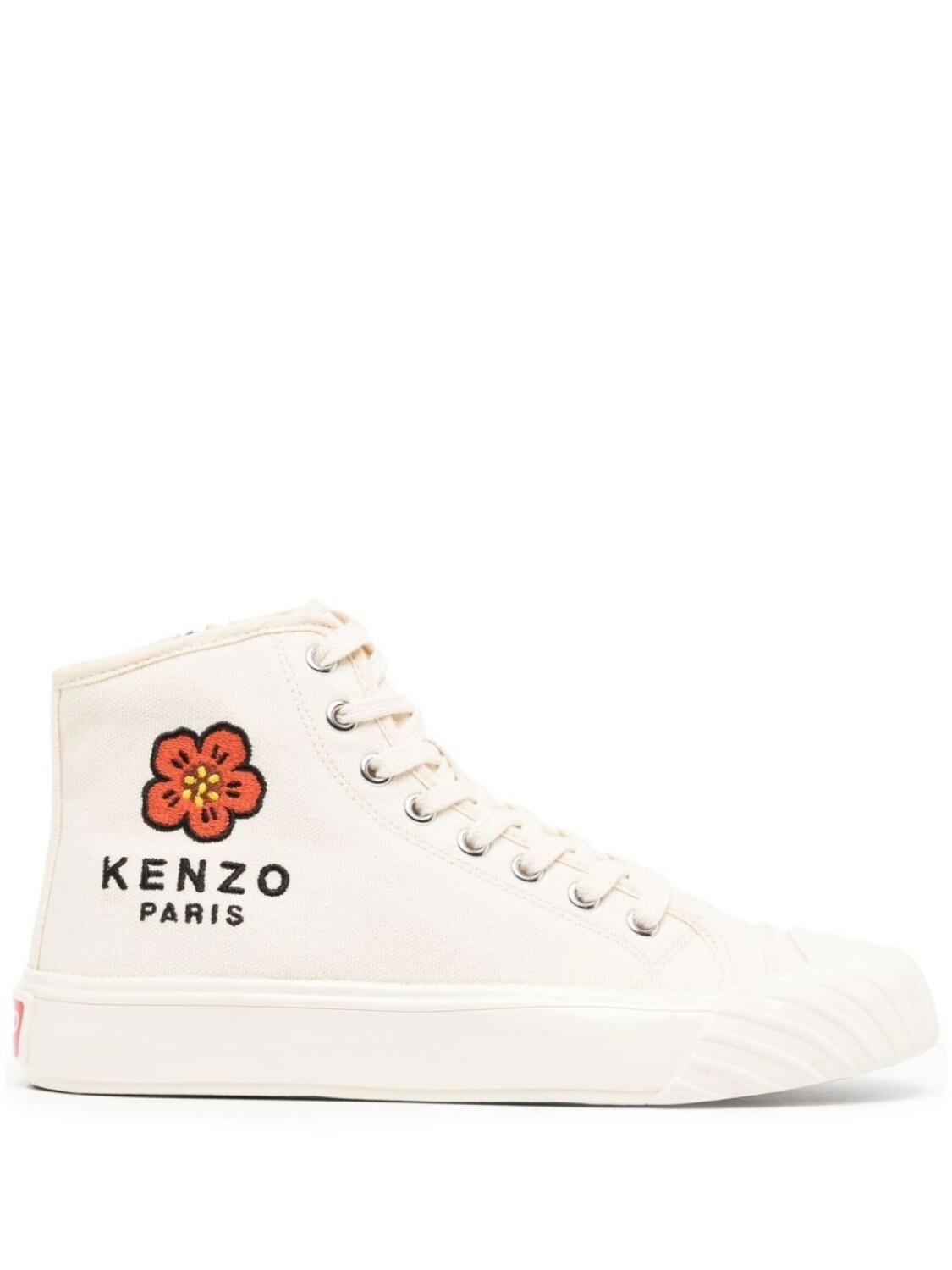 Kenzo высокие кеды с вышитым логотипом, белый