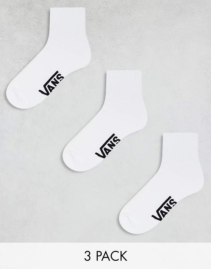 

Vans – Комплект из 3 пар белых классических носков до щиколотки