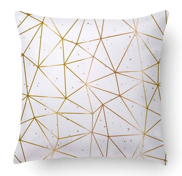 

Подушка с цифровой печатью Ideallux, 40x5x40 см, золотой