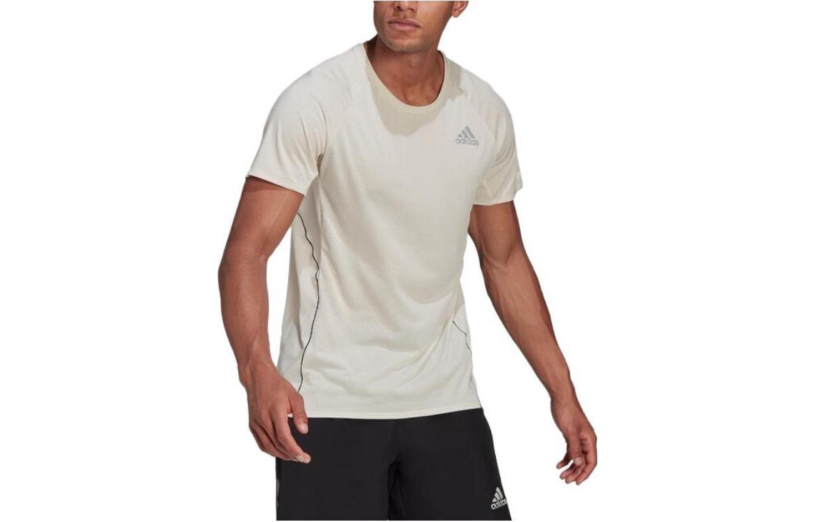 

Футболка мужская бокситово-коричневая Adidas, коричневый