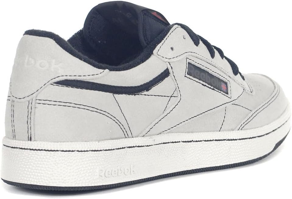 Кроссовки Reebok Club C 85 Vintage для взрослых, унисекс, черный/серый — фото 3
