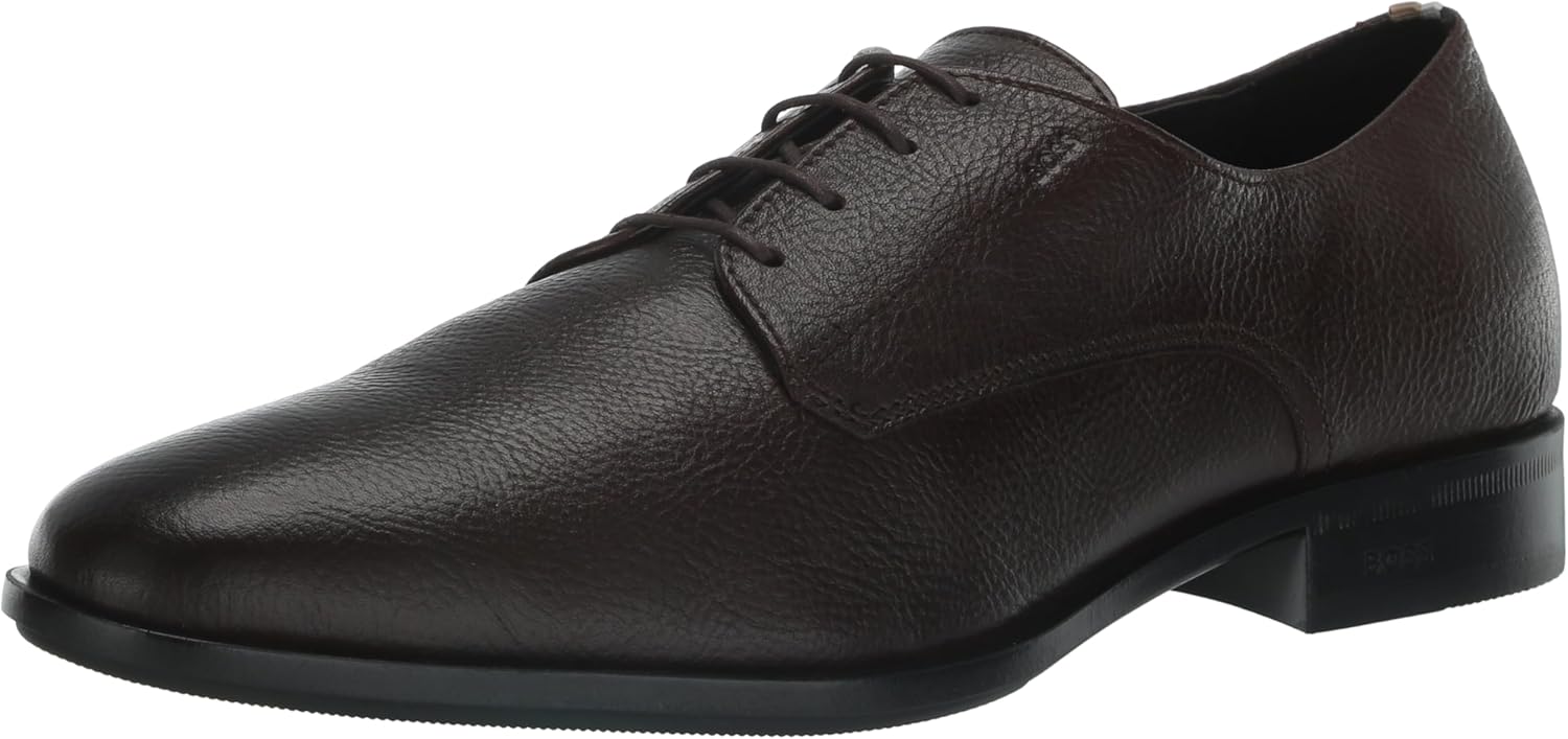 

Мужские дерби Colby из зерненой кожи BOSS, Dark Oak