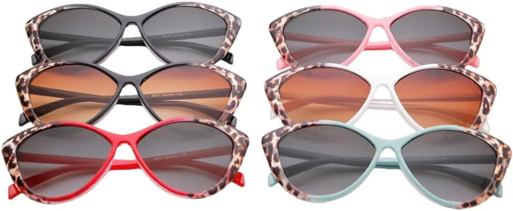 

Модные солнцезащитные очки «кошачий глаз» в винтажном ретро-стиле с леопардовым градиентным рисунком, солнцезащитные очки для женщин generic, C6 Green Leopard