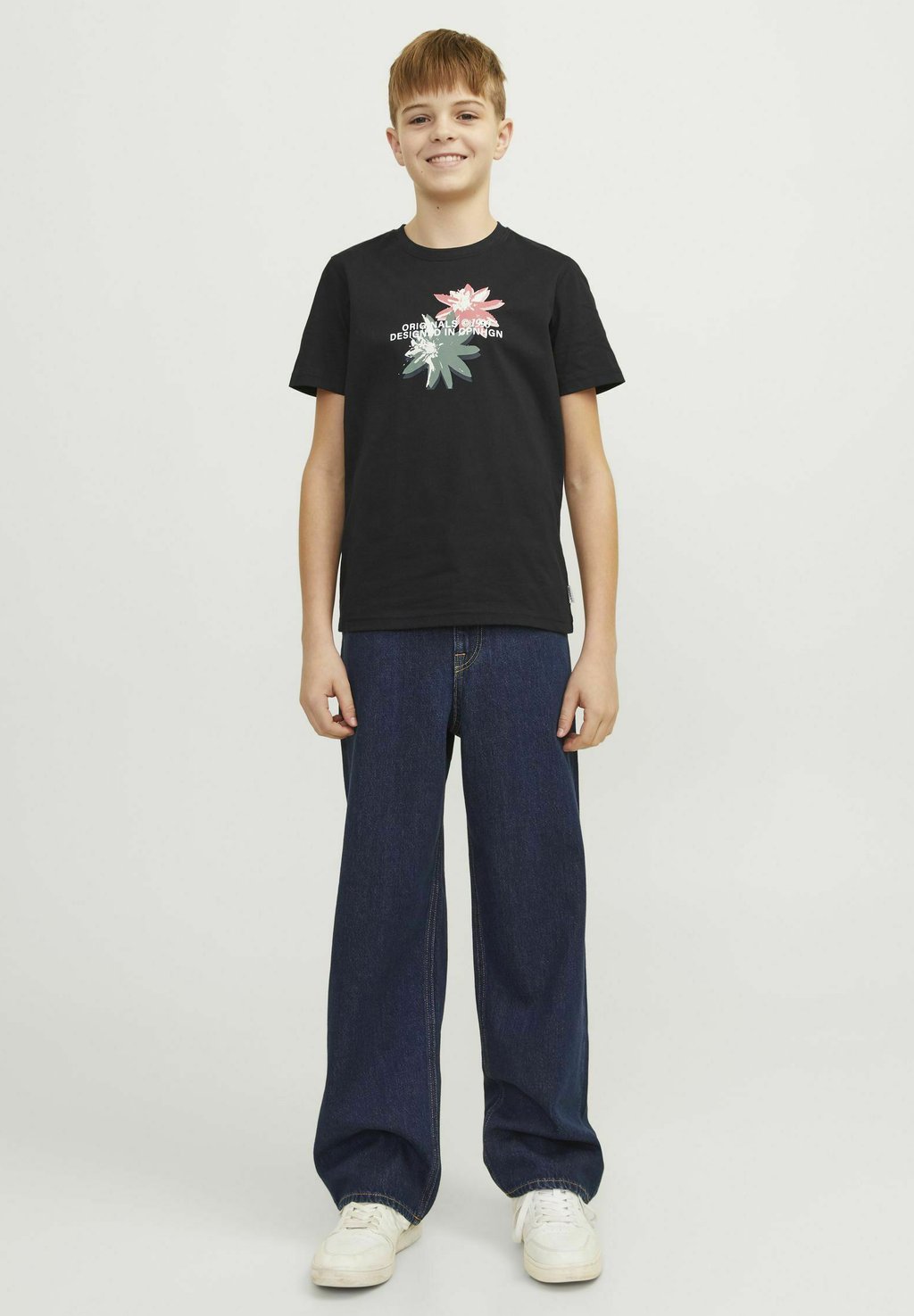 

Футболка с принтом Jack & Jones Junior, черный