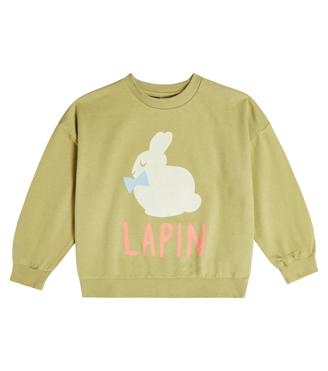

Толстовка из хлопка с принтом Lapin Jellymallow, зеленый