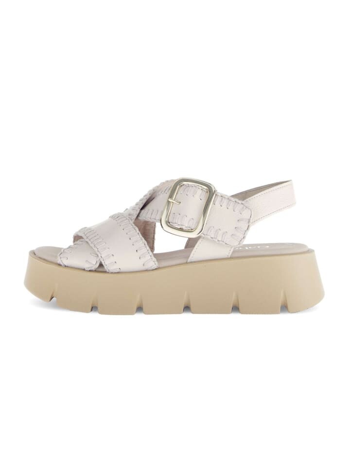 Классические босоножки Gabor Fashion Plateau Sandalen, кремовый — фото 2