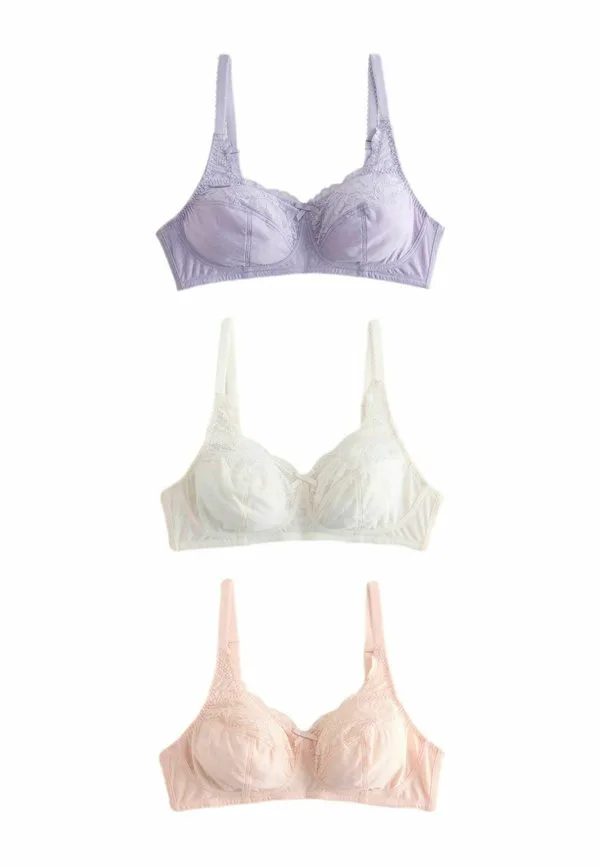 Треугольный бюстгальтер с полной поддержкой Next, Cream Lilac Peach