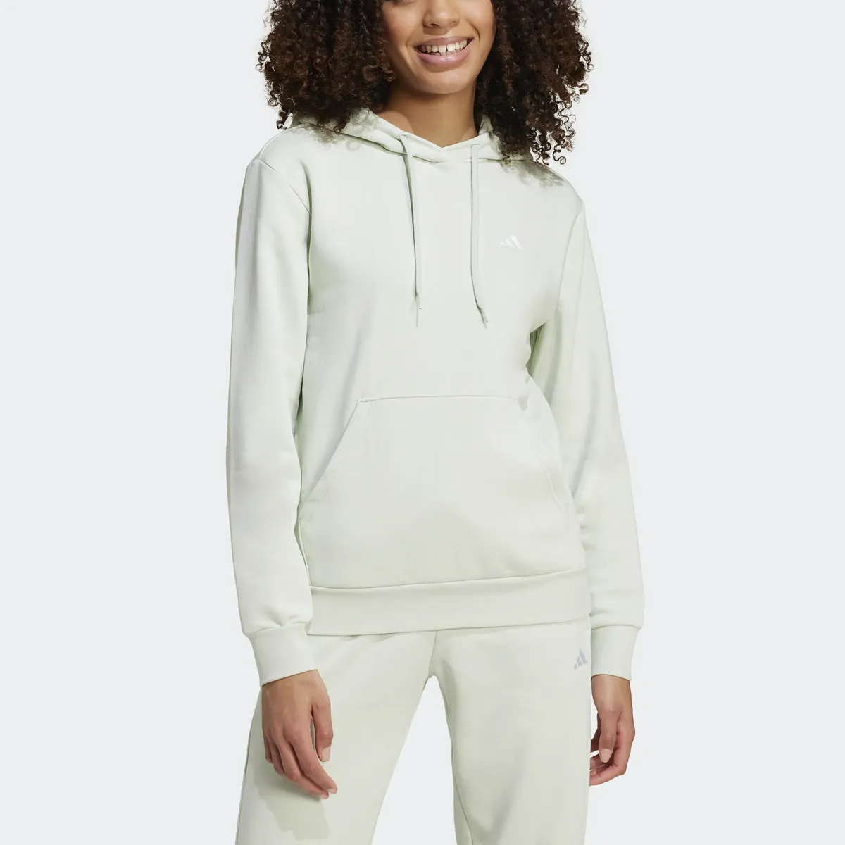 

Толстовка Adidas Sportswear с капюшоном "W SL FC HD", зеленый