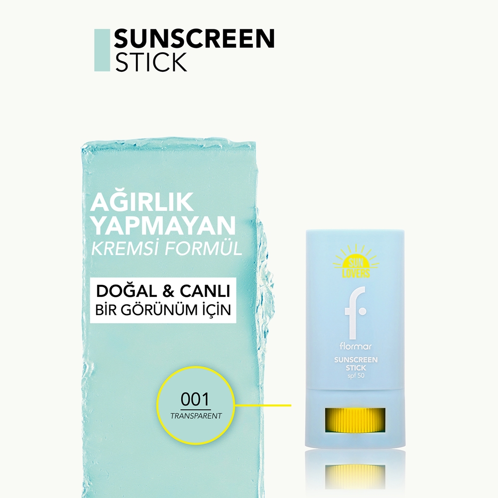 Солнцезащитный стик SPF 50 увлажняющий солнцезащитный крем Flormar, 1 шт — фото 2